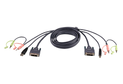 1.8M USB DVI-I Single Link专用切换器连接线