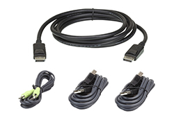 1.8m USB DisplayPort Secure KVM多电脑切换器专用线材组
