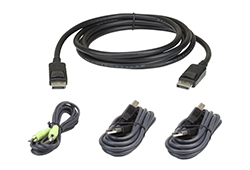 3m USB DisplayPort Secure KVM 多电脑切换器专用线材组