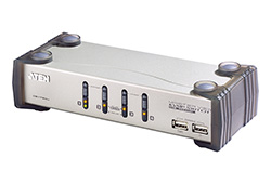 4端口USB VGA/音频KVMP™多电脑切换器