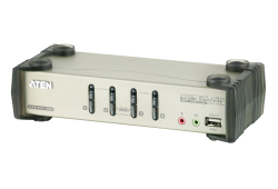 4端口USB VGA KVMP™多电脑切换器+OSD
