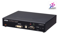 DVI-I 单屏幕 KVM over IP 信号延长器 (发送装置) 含Internet 访问功能