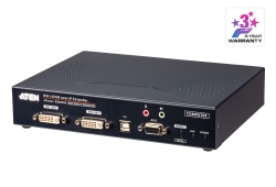 DVI-I 双屏幕 KVM over IP 信号延长器 (发送装置)