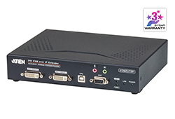 DVI-I双屏幕 KVM Over IP信号延长器(发送端)