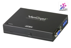 VGA/音频Cat 5信号接收器+抗色偏 (1280x1024@300m)
