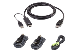 1.8m USB Universal Secure KVM 多电脑切换器专用线材组
