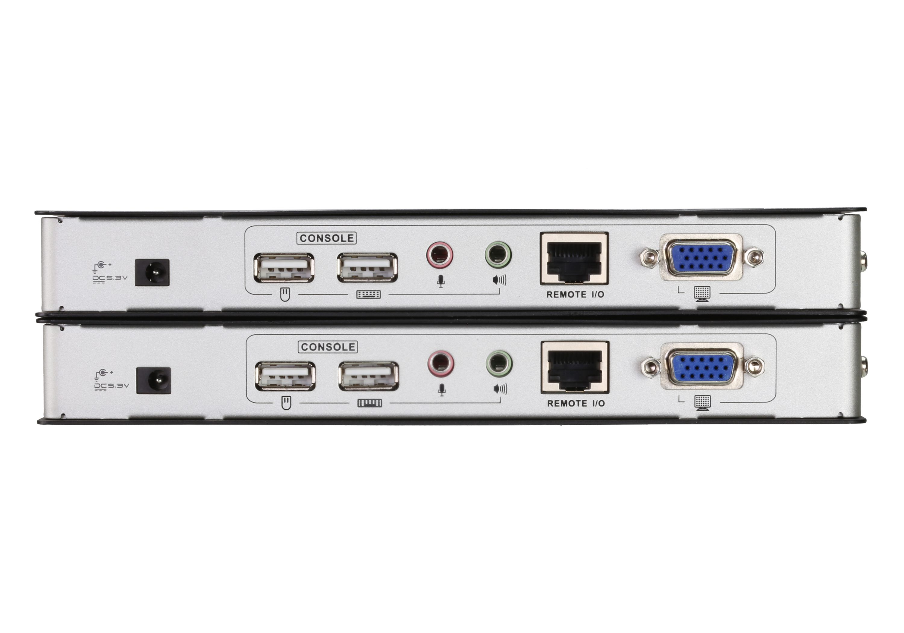 USB VGA/音频Cat 5 KVM信号延长器 + 抗色偏 (1280x1024@300m)-2