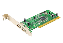 2端口USB 2.0 PCI卡