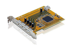 5端口USB 2.0 PCI卡