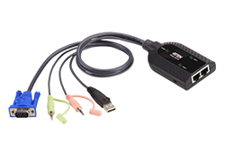 USB VGA/音频虚拟媒体电脑端模块+双输出