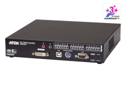 DVI-I 单屏幕KVM over IP 信号延长器（发送装置）远程监控方案