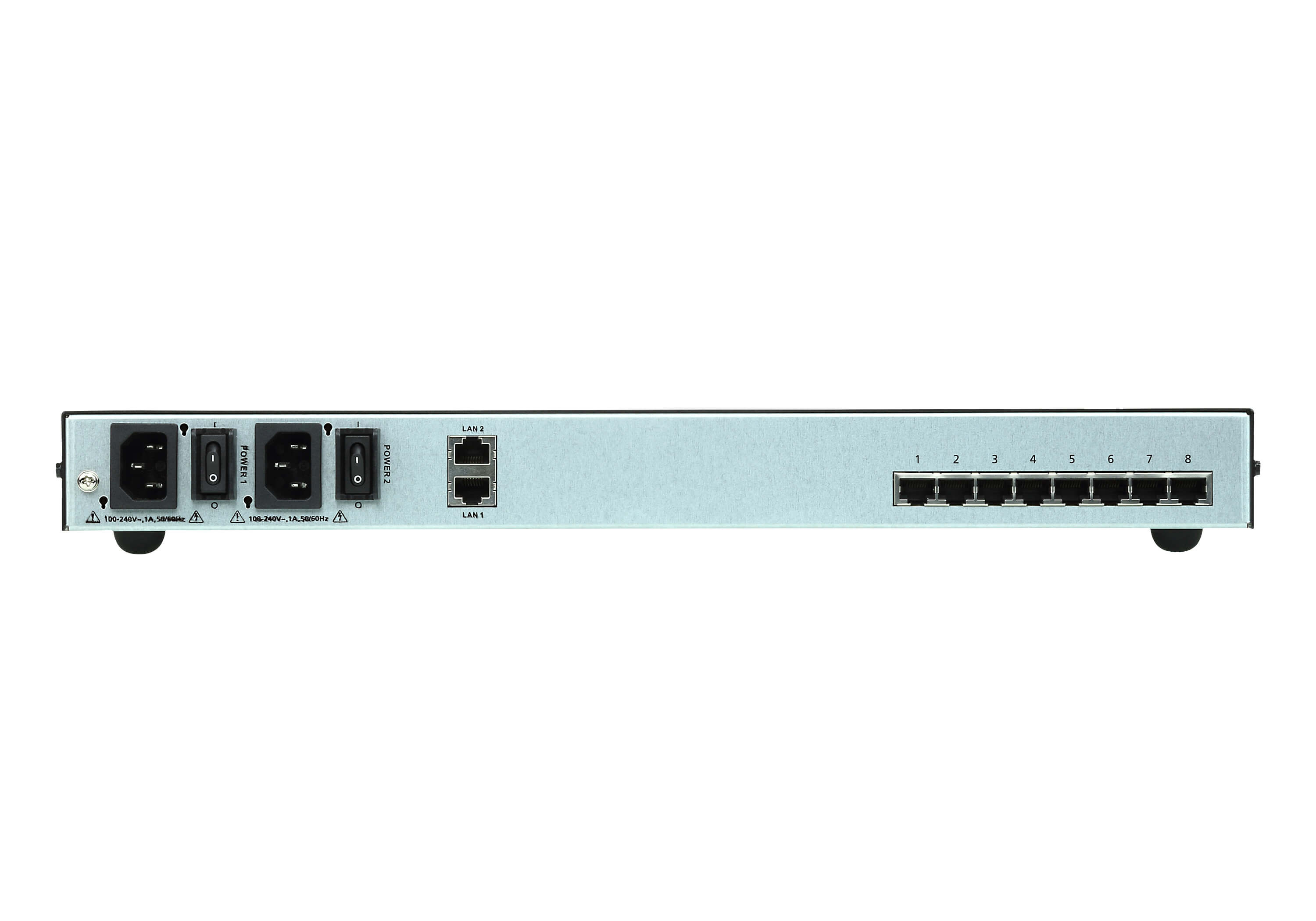 8 端口串口控制台服务器搭载双电源/LAN-2