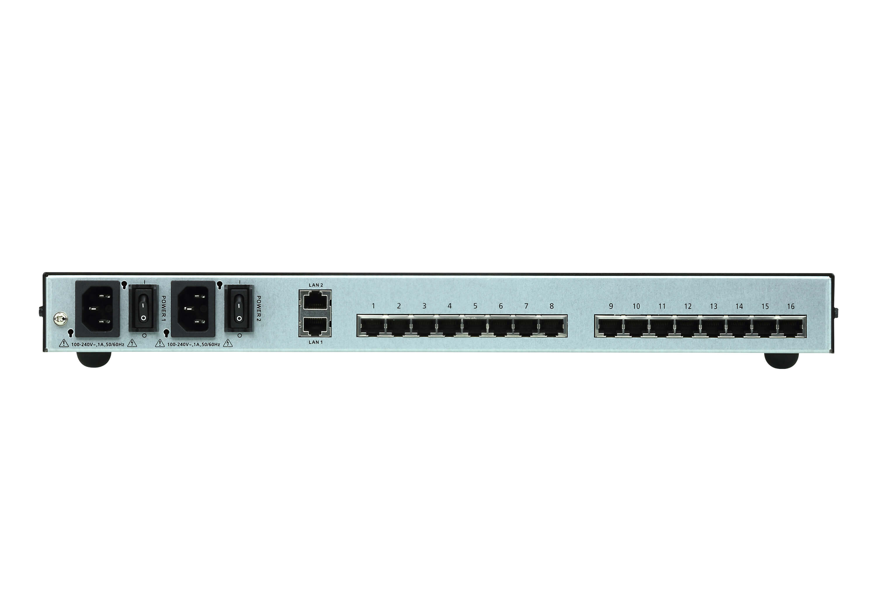 16 端口串口控制台服务器搭载双电源/LAN-2