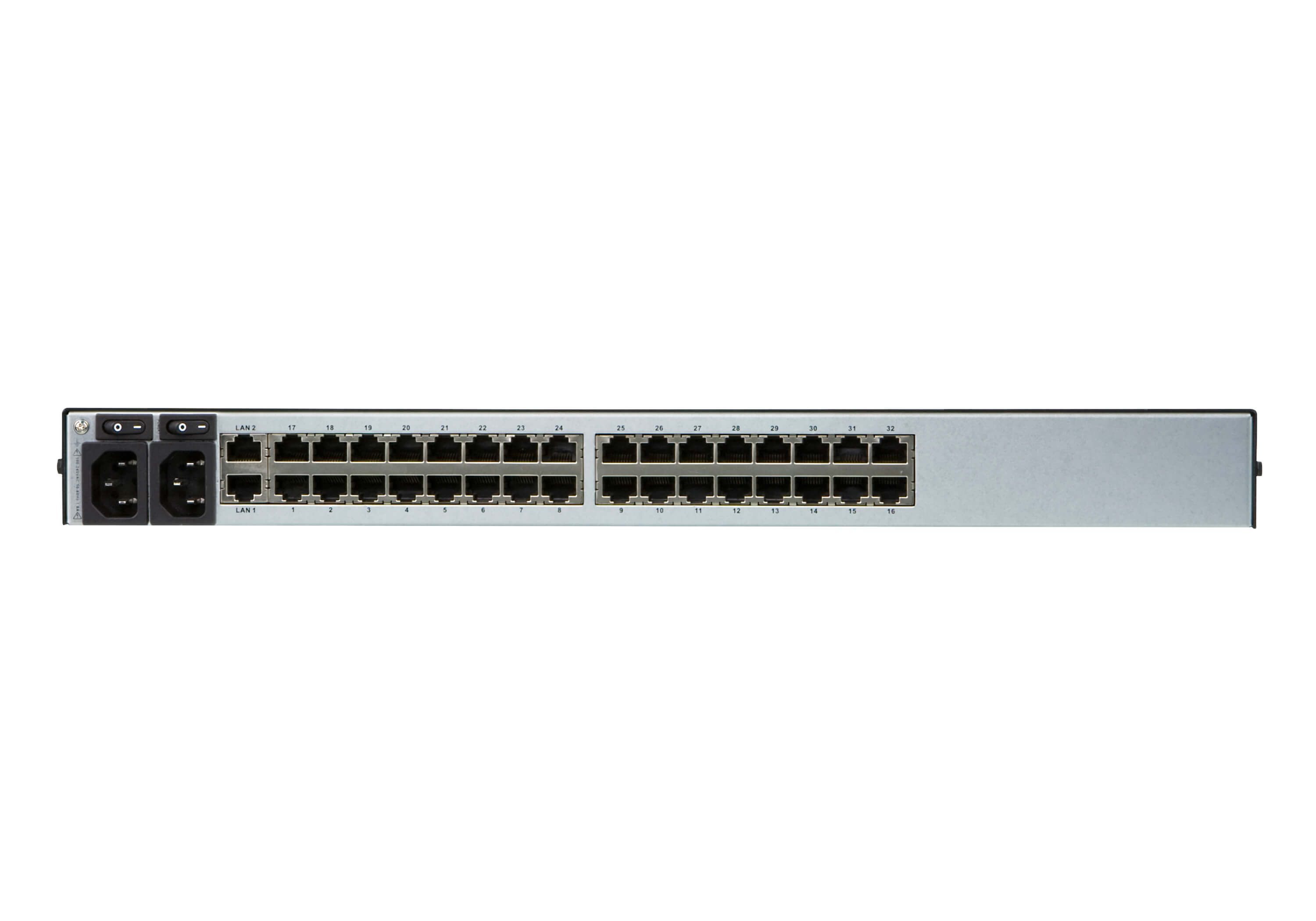 32 端口串口控制台服务器搭载双电源/LAN-2