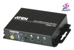 VGA/音频转HDMI影音转换器+升频功能
