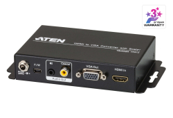 HDMI转VGA/音频信号转换器+升频功能